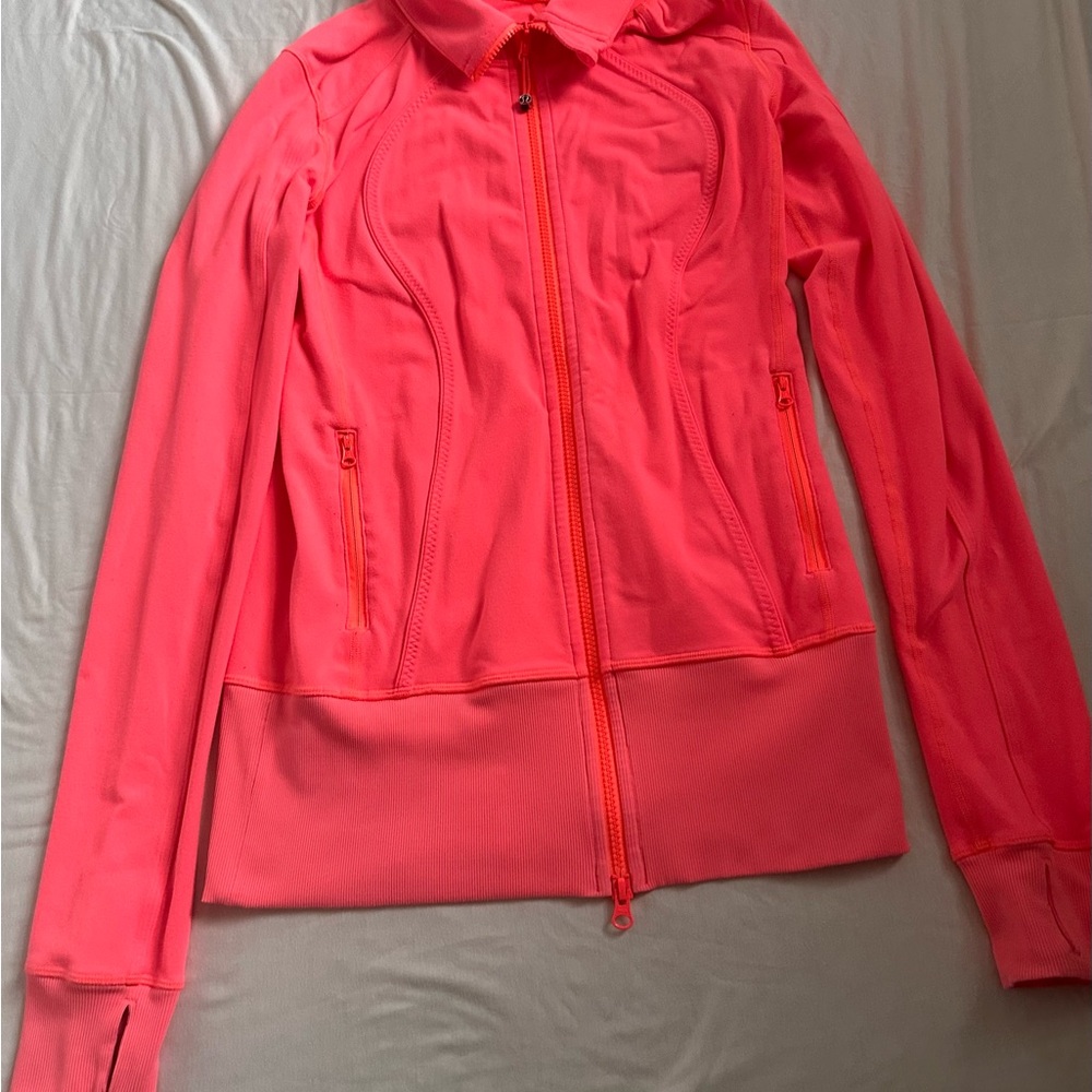 Lululemon Coral Zip-Up Define Track Jacket